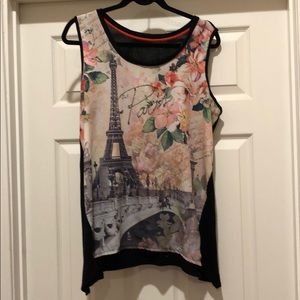 COPY - Lovely sleeveless Paris blouse